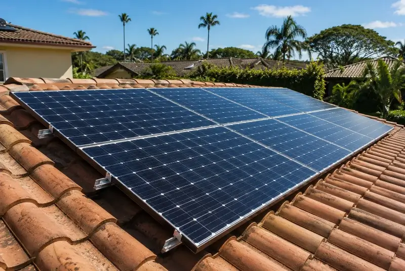 Installation de panneaux solaires à la Chapelle-de-la-Tour
